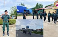 លោកវរសេនីយ៍ឯក សោម សុភ័ណ្ឌ អធិការនគរបាលស្រុក បានដឹកនាំកម្លាំងប្រចាំការនៅអធិការដ្ឋាននគរបាលស្រុក និងប៉ុស្តិ៍នគរបាលរដ្ឋបាលទាំង១៦ ត្រៀមអន្តរាគមន៍ពេលមានសភាពការណ៍កើតឡើង!